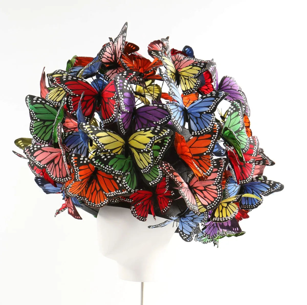 Colourful butterfly headpiece from the Kerry Taylor archive