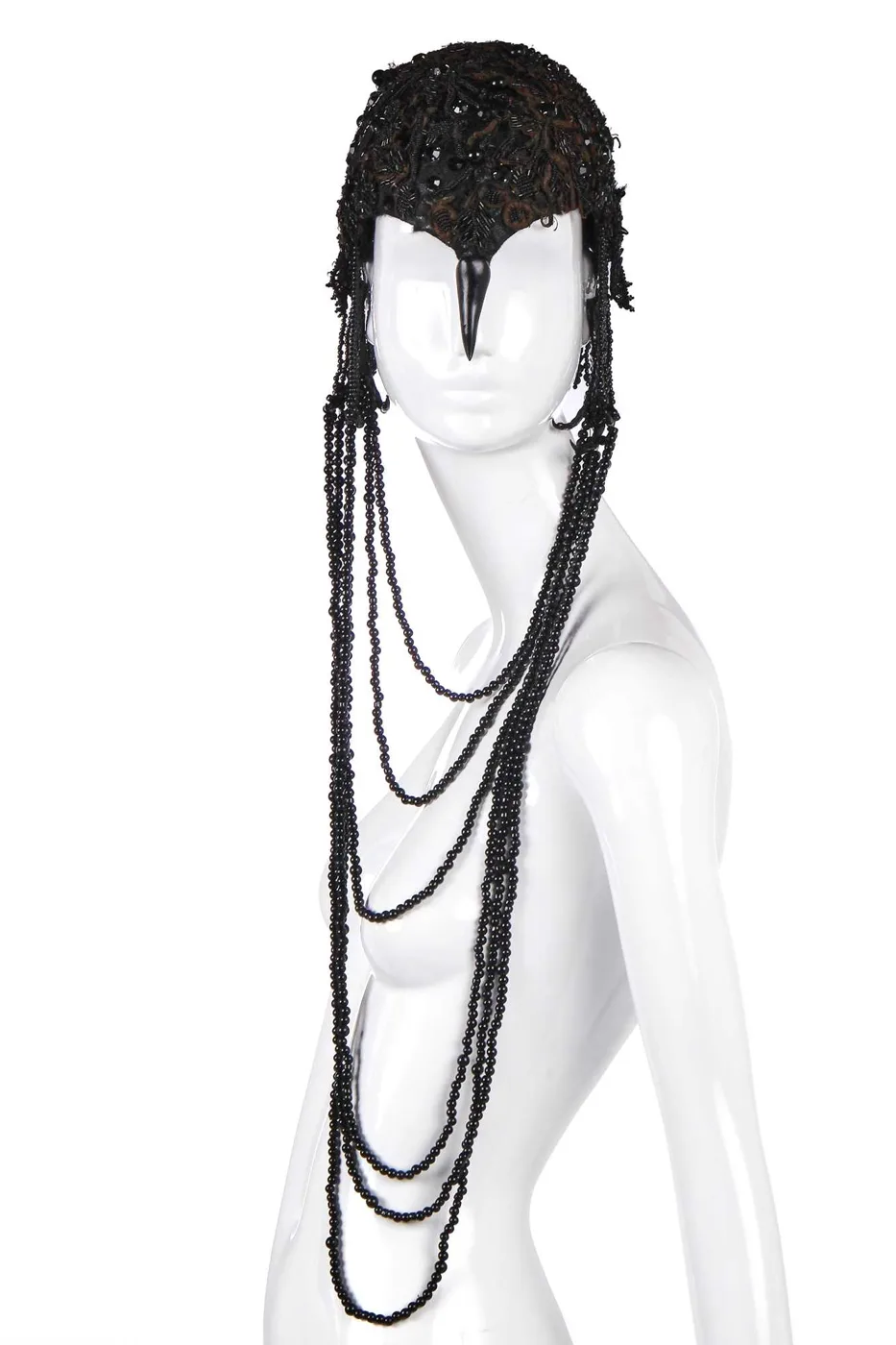 Simon Costin headdress for Alexander McQueen's Dante collection